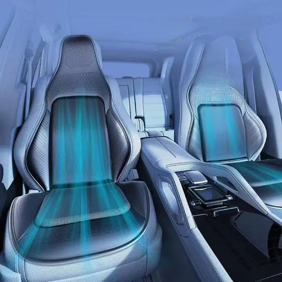Roger 3-in-1 (All-Season) Car Seat Cushion | 16-Fan Cooling, Soothing Heat & Relaxing Massage