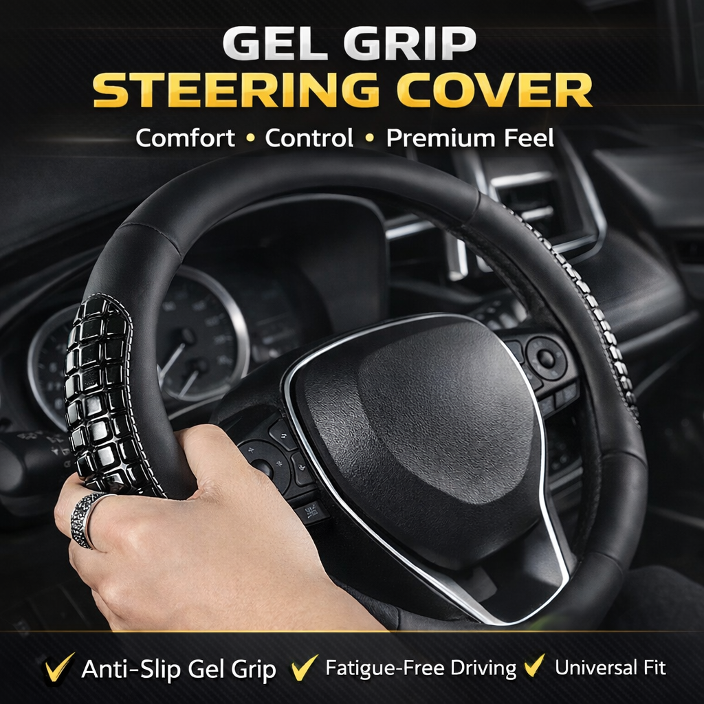 ROGER Gel Car Steering Wheel Cover with Gel Massage