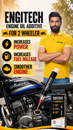ROGER Bike Engitech Engine Oil Additive | Increases Fuel Mileage | Reduces Friction | Lasts Up to 5,000 km