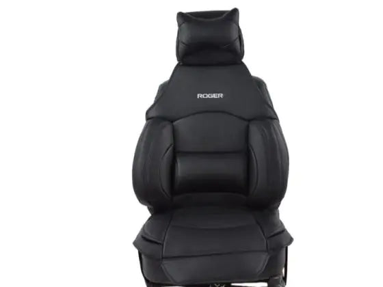 Roger Cushport – Synthetic Leather Multiple Support Cushion (Black)