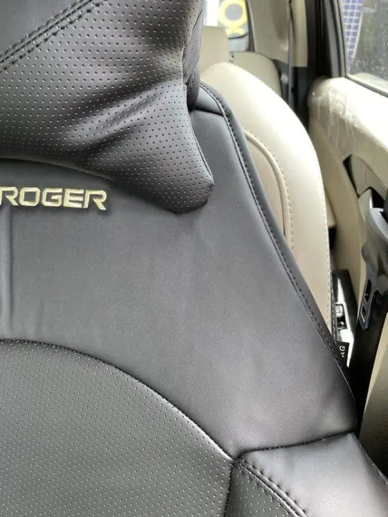 Roger Cushport – Synthetic Leather Multiple Support Cushion (Black)