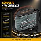 Roger Military-Grade Inflator | 6-Year Warranty | Robust & Rugged Design | Heavy-Duty Metal Body | Built for Long-Term Use | Works for Cars & SUVs