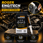 Roger Engitech Engine Oil Additive for Cars | Better Engine Pickup & Performance | Lasts Up to 20,000 km | Reduces Engine Noise | Nano Ceramic Technology|DIY Easy Application