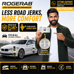 ROGERAB Standard Car Coil Spring Buffer (4 Pcs) For Reduced Road Jerks, Increased Stability, And Increased Height – Suitable For All Old & New Car Makes, Models & Variants