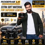 ROGERAB LX– Ultra Soft Car Coil Spring Buffer (4 Pcs) For Superior Shock Absorption, Smoother Rides, And Enhanced Stability – Suitable For All Old & New Car Makes, Models & Variants