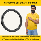 ROGER Gel Car Steering Wheel Cover with Gel Massage