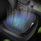 ROGER Universal Car Cooling Seat Cushion with 3-Speed Fan, Remote Control & 12V/USB-C Power