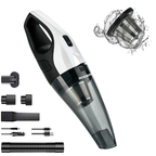 ROGER Wireless Handheld Car Vacuum Cleaner Strong Suction, 4 in 1 Car Vacuum Cleaner with 6000pa Strong Suction, Portable Car Vacuum, DC 11V Car Vacuum Cleaner High Power, LED Light