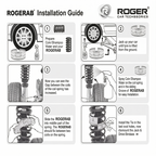 ROGERAB Standard Car Coil Spring Buffer (4 Pcs) For Reduced Road Jerks, Increased Stability, And Increased Height – Suitable For All Old & New Car Makes, Models & Variants