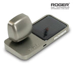 Roger Solar TPMS Tire Pressure Monitoring System for Cars | Real-Time Tire Pressure & Temperature Monitor | 4 External Wireless Sensors | Universal Fit | Unique Solar Display