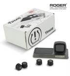 Roger Solar TPMS Tire Pressure Monitoring System for Cars | Real-Time Tire Pressure & Temperature Monitor | 4 External Wireless Sensors | Universal Fit | Unique Solar Display