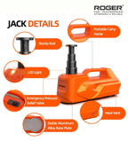 5 Ton Electric Car Jack Kit | Heavy-Duty Lifting Capacity | Ideal for All Car Models | 1-Year Warranty