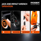 5 Ton Electric Car Jack Kit | Heavy-Duty Lifting Capacity | Ideal for All Car Models | 1-Year Warranty
