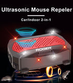 Roger's Ultrasound Rat Repellent for Automobiles - Waterproof Car Engine Wire Protection Device with 4 Strobe Lights | Rat, Mouse & Squirrel Control