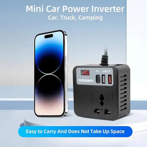ROGER 100W Car Laptop Charger Power Inverter