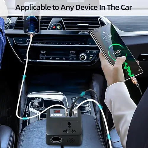 ROGER 100W Car Laptop Charger Power Inverter