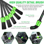 ROGER 17Pcs Complete Car Interior Detailing Kit with High Power Handheld Vacuum, Car Care Cleaning Kit,Detailing Brush Set,Windshield Cleaning Tool,Cleaning Gel,Microfiber Towels