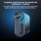 ROGER 3-in-1 Emergency Escape Hammer – Rescue Tool with Seat Belt Cutter