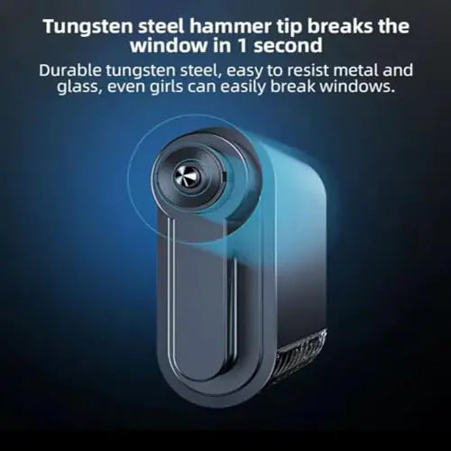 ROGER 3-in-1 Emergency Escape Hammer – Rescue Tool with Seat Belt Cutter