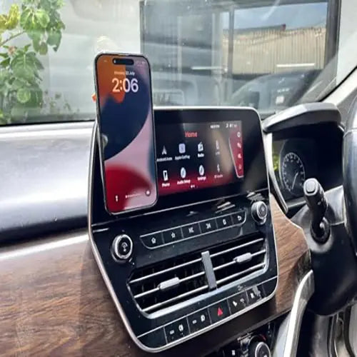ROGER Intelligent Suction & Magnetic Car Phone Holder (With Mobile Charging)
