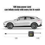 ROGER Air Compressor Pump – Powerful Tire Inflator with Digital Gauge