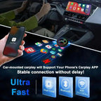 Roger’s CarPlay AI Box with 4G SIM Slot | Android 13 | 4GB+64GB | Qualcomm | Stream YouTube, Netflix, Google Maps | Wireless CarPlay & Android Auto | 4K Video | Dual Bluetooth | GPS | 2-Year Warranty