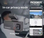 Roger’s 4G SIM Based Dashcam! Dual cameras (front & rear) capture crystal-clear video with night vision. Enjoy live streaming, GPS tracking, G-sensor collision alerts, and remote access via app. Comes with WiFi