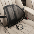 ROGER Car Cooling Lumbar Support Cushion With Built-In Fan & Ergonomic Back Support