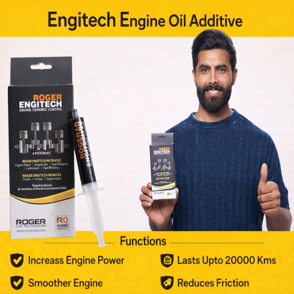 ROGER Engitech Nano Ceramic Coating – High Performance Ceramic Engine Oil Additive