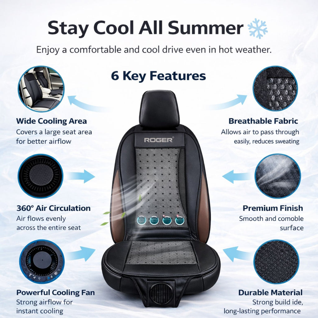 ROGER Ventilated Car Seat Cover