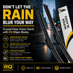 Roger Super Synthetic Wiper Blade | 6-Month Warranty | Streak-Free Wiping | Noise-Free Operation | High-Speed Stability | All-Weather Performance