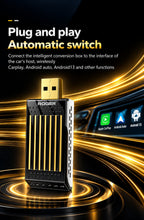Roger AI Box 4GB + 32GB | YouTube, Netflix, Hotstar & Any App| 1-Year Warranty | Converts Wired Carplay & Android Auto to Wireless |