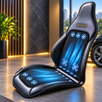 Roger 3-in-1 Cooling, Heating & Massage Seat Cover | 2-Year Warranty | All-Season Driving Comfort | Reduces Long Drive Fatigue | Breathable Mesh Design