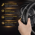 ROGER Gel Car Steering Wheel Cover with Gel Massage