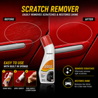Roger Scratch Remover | Built-in Sponge Applicator | Removes Light Scratches & Restores Shine | For All Car Paint Colours | 100 ml