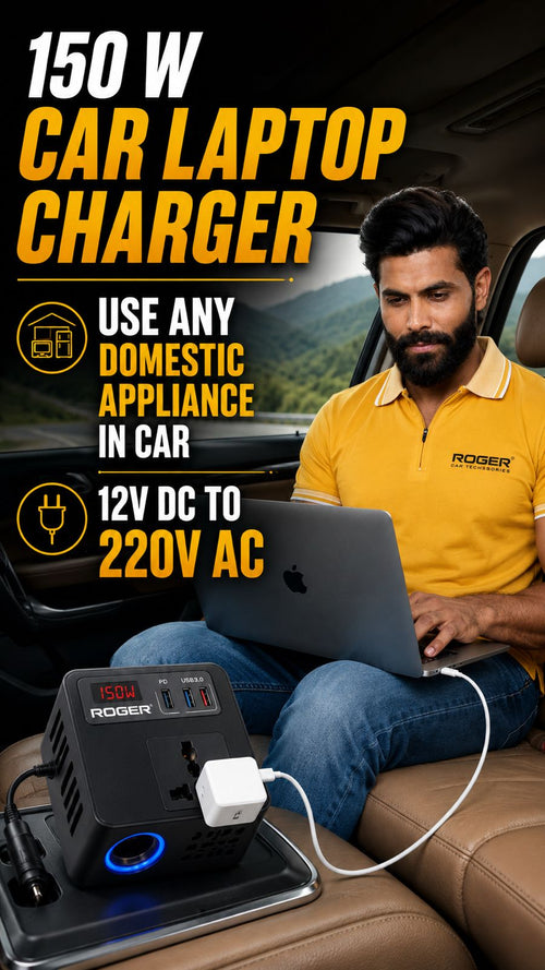 ROGER 150W Car Laptop Charger Power Inverter