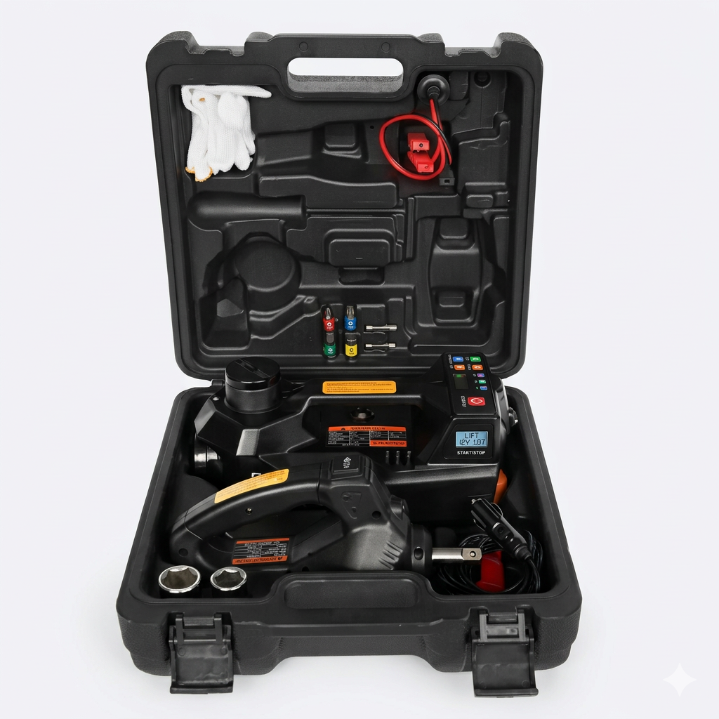 ROGER 𝟑-𝐢𝐧-𝟏 𝐄𝐥𝐞𝐜𝐭𝐫𝐢𝐜 𝐂𝐚𝐫 𝐉𝐚𝐜𝐤 𝐊𝐢𝐭 – 𝟓 𝐓𝐨𝐧 | 𝟏𝟐𝐕 𝐄𝐥𝐞𝐜𝐭𝐫𝐢𝐜 𝐉𝐚𝐜𝐤 + 𝐈𝐦𝐩𝐚𝐜𝐭 𝐖𝐫𝐞𝐧𝐜𝐡 + 𝐃𝐢𝐠𝐢𝐭𝐚𝐥 𝐓𝐲𝐫𝐞 𝐈𝐧𝐟𝐥𝐚𝐭𝐨𝐫, 𝐏𝐞𝐫𝐟𝐞𝐜𝐭 𝐄𝐦𝐞𝐫𝐠𝐞𝐧𝐜𝐲 𝐓𝐨𝐨𝐥 𝐟𝐨𝐫 𝐒𝐔𝐕, 𝐒𝐞𝐝𝐚𝐧 & 𝐇𝐚𝐭𝐜𝐡𝐛𝐚𝐜𝐤 𝐂𝐚𝐫𝐬 🚗