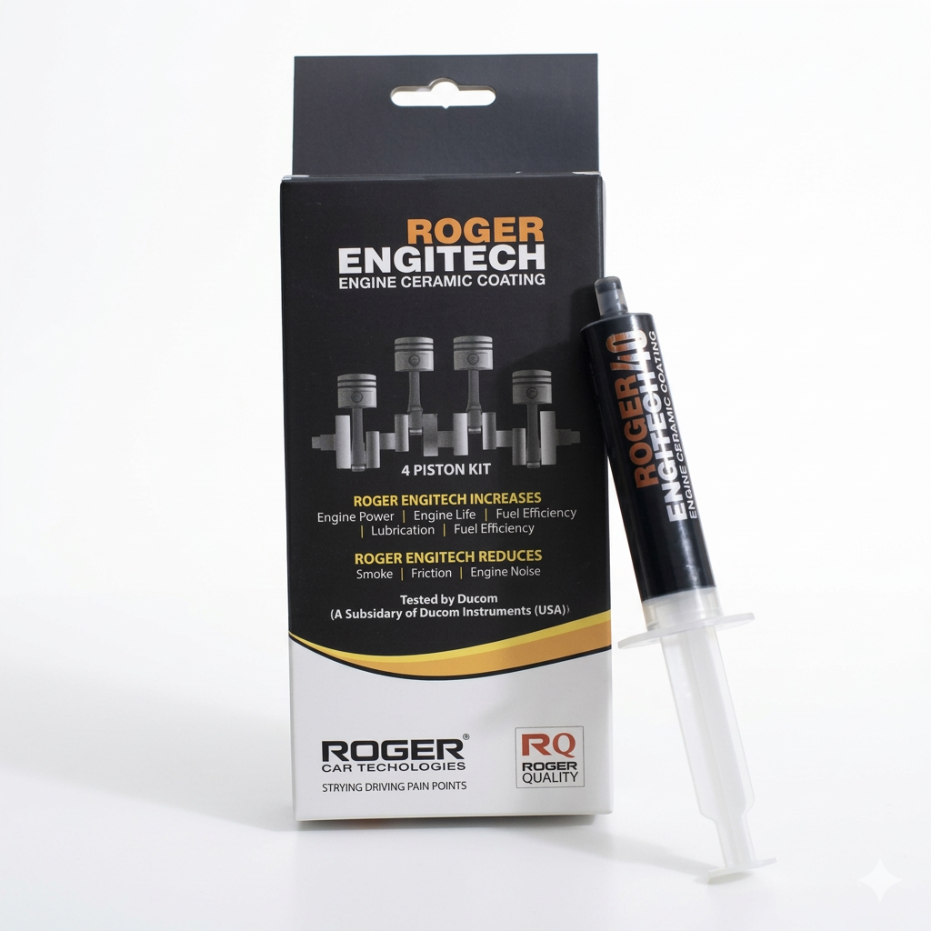 ROGER Engitech Nano Ceramic Coating – High Performance Ceramic Engine Oil Additive