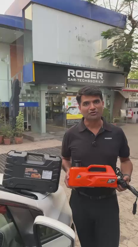 Roger 5 Ton Electric Car Jack Kit | Heavy-Duty Lifting Capacity | Ideal for All Car Models | 1-Year Warranty