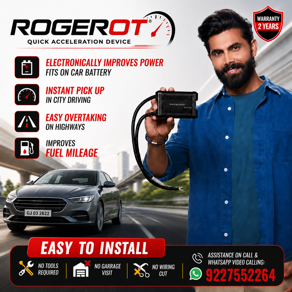 Fits Petrol, Diesel & CNG Cars | Instant Pick Up | Better Highway Overtaking | No Wire Cutting | Fits on Car Battery | 5-Minute Installation | 30-Day Buy Back | Fits All Car Models